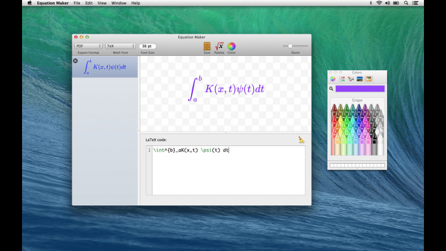 make a hotkey for equation editor in word mac